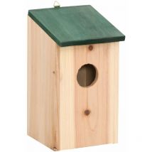 8 pcs Nichoirs Bois 12x12x22 cm - Inlife