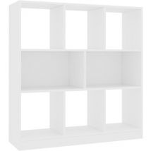 Inlife - Bibliothèque Blanc 97,5 x 29,5 x 100 cm Aggloméré