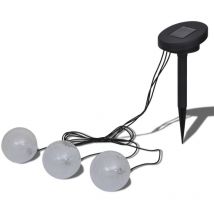 Inlife Boules solaires flottantes 3 led pour étang piscine