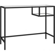 Inlife - Bureau d'ordinateur Transparent 100x36x74 cm Verre