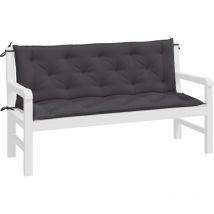 Coussin de balancelle Anthracite 150 cm Tissu - Inlife