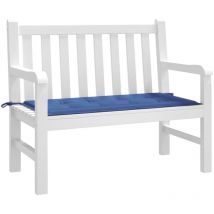 Inlife - Coussin de banc de jardin Tissu 120x50x3 cm Bleu royal