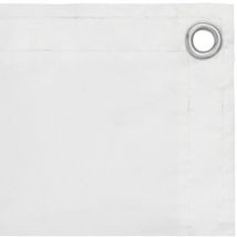 Inlife - cran de balcon Tissu Oxford Blanc 90x500 cm