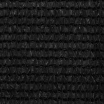 Inlife - cran de balcon Noir pehd 120x500 cm