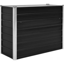 Maison Exclusive - inlife Lit surélevé de jardin Anthracite 100x40x77 cm Acier galvanisé