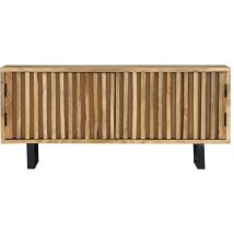 Inlife - Meuble tv 90 x 30 x 40 cm Bois de manguier massif