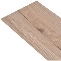Inlife - Planche de plancher pvc autoadhésif 5,02 m² 2 mm Marron chêne