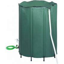 Inlife - Réservoir pliable d'eau de pluie avec robinet 1250 l