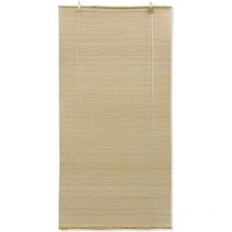 Store roulant en bambou 100 x 220 cm Naturel - Inlife