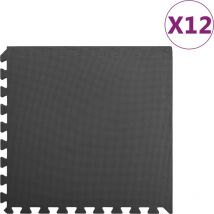 Tapis de sol 12 pcs 4,32m2 Mousse eva Noir - Inlife