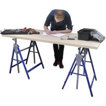 Inlife - Tréteaux télescopiques (lot de 2)