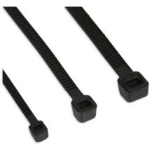 InLine 59963N Clip Noir - Clip de câble (Noir, 20 cm, 100 Pièce(s))