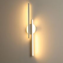Innen-LED-Wandleuchte, 24W warmweißes Licht 3000K moderne Aluminium-Wandleuchte, 60cm weißes Licht für Schlafzimmer, Wohnzimmer, Flur, Treppe,
