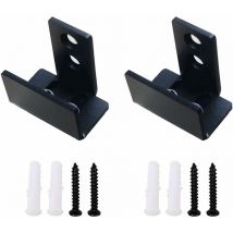 Triomphe Innenschiebetür, 2-teilige Schiebetürführungsbeschläge, Wandmontage, untere Bodenführung, doppelte Schiebetür-Laufrolle,