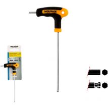 Inbusschlüssel mit Kugelgriff Form T 3,0 mm. mit Aufhänger