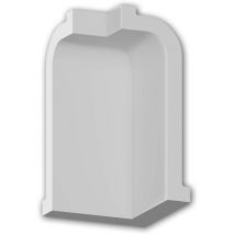Profhome Decor - Innenwinkel Profhome 152819 Eckelement Zierelement Modernes Design Weiß