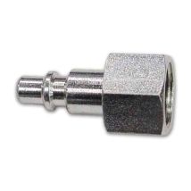 Innesto a baionetta femmina 1/4 in acciaio zincato – Raccordo per compressore – Made in Italy