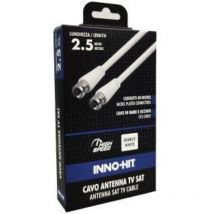 Inno-hit Sat-antennenkabel Koaxial E84623 2,5m Weiß