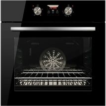 Innocenti - ART287102 Fan Electric Oven Black - 13a Plug Fitted