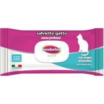 Salviette senza profumo per Gatti con Acqua Aromatica da 40 pz - Inodorina
