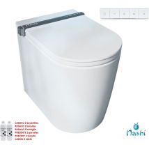Inodoro Japonés Wc Inteligente Nashi Ianna Se Compacto A Suelo, Secado Ultrarápido, Anti-Olor, Silencioso, No Necesita Depósito Ni Presión De Agua