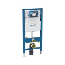 Saqu - Geberit Duofix wc suspendido, 112cm, con cisterna empotrada Sigma