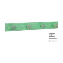 Appendiabiti 4 Ganci Legno Verde - Inofix