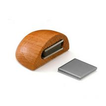 Inofix - Butee de porte magnetique bois adhesive bois de chêne (blister)