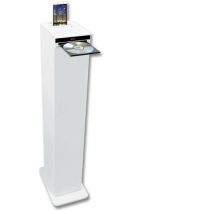 Inovalley - Systeme audio Bluetooth HP32-CD-W - Lecteur cd - Radio fm - Haut-parleurs 4x15W - Blanc