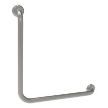 Maniglia disabili e anziani verticale 50x50 inox lucido