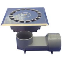 Drains from floor - Horizontal vertical drain t-88vhi 360o 10x10 40 stainless steel - Hidrotecnoagua
