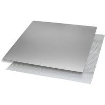 Inoxlm Spianatoia per impastare Piano da Lavoro in Acciaio Inox Varie Misure per Cucina per Bar per Ristorante per impastare senza piega modello