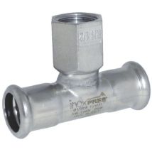 Raccord Inox – Tee Mixt.fil.f 3/4 – Filetage plomberie, Configuration raccord, Forme du raccord, Fixation raccord