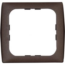 1fach Rahmen Braun 102567 1 St. - Inprojal Elektrosysteme