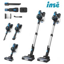 Aspirateur sans Fil x2, Aspirateur Balai sans Fil Puissant 30000pa, 55Min Autonomie, Batterie Amovible, Capacité 1.2L, 6 en 1 Aspirateur sans Sac