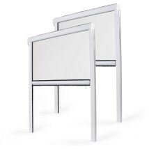 Angebot 2 Insektenschutzrollos pvc b 800 mm x h 1300 mm