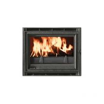 Insert à bois option ventilé et canalisable Supra Tertio 76 9.5 kW Avec socle - Sans kit ventilation - Avec buses
