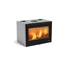 La Nordica - Insert à bois raccordable - nordica Inserto 80 Wide 2.0 8 kW Sans cadre 4 côtés