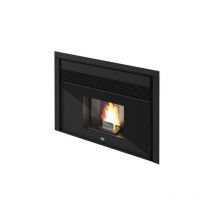 Insert à granules ventilé canalisable Eva Calor Tommy Canalisable 8.5 kW Sans socle