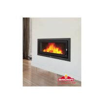 Azura Home Design - Insert cheminée à bois londres-vision - 21kw