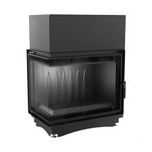 Azura Home Design - Insert cheminée amelia 25 bs deco vitre à gauche