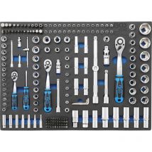 Bgs Technic - Insert de servante 3/3 cles a douilles et cliquet complet