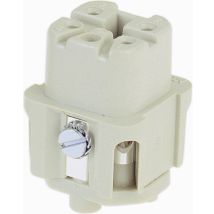 Harting - 09200162812 Insert femelle Han a 16 + pe raccord à vis 1 pc(s)