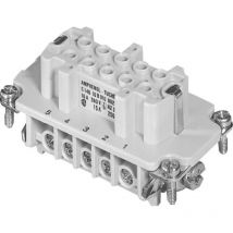 Insert femelle Nombre total de pôles 10 + pe Amphenol C146 10B010 002 1-1 Heavy/mate C146 1 pc(s)