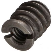 Insert fileté bois fendu Acier brut M8 Pas de 150 14X17-30 pièces