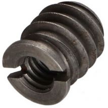 Insert fileté bois fendu Acier brut M8 Pas de 150 14X17-1 piece
