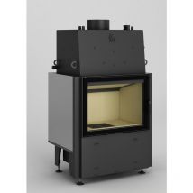 Azura Home Design - Insert hydro Volcano WT-18 78cm avec double vitrage plat