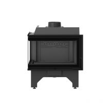 Azura Home Design - insert kfd eco iLUX 90 l-r - Angle: Gauche - Volet (insert cheminée): Avec - Support (insert cheminée): Avec - Entrée d'air