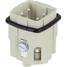 09200042611 Insert mâle Han a 4 + pe raccord à vis 1 pc(s) - Harting