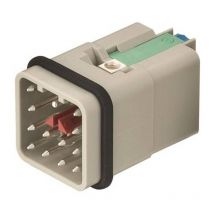 09120123001 Insert mâle Han q 12 + pe Han-Quick Lock 1 pc(s) - Harting